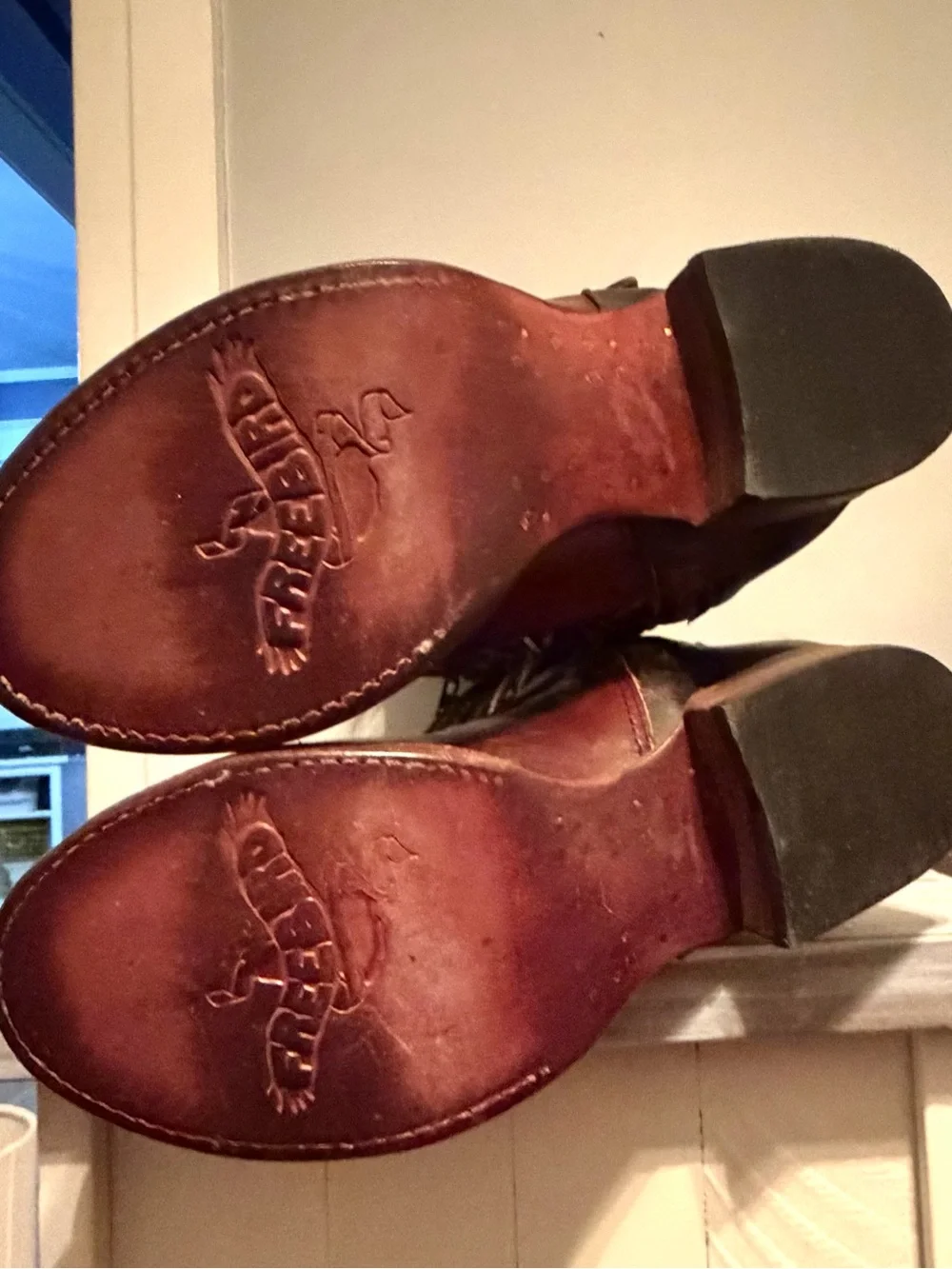Freebird Rylan Boots in Cognac Multi, size 10 New in Box